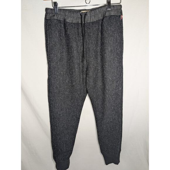 Denim & Supply Ralph Lauren Mens Wool Joggers Sz M Pockets Drawstring Waist - Picture 1 of 8